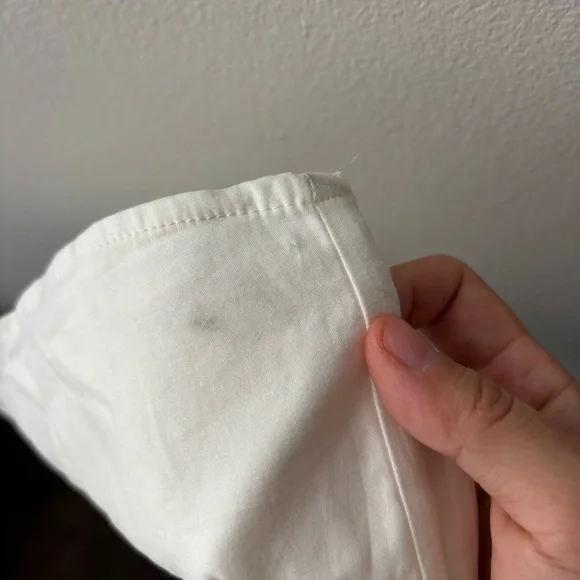 NWT Reformation Woods Short Sleeve Mini Dress in White Sz L‎